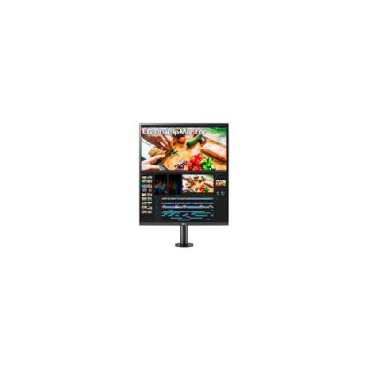 MONITOR DUALUP ERGO LED LG 28MQ780-B 28 2560X2880 ASPECTO16:18 75HZ, TR 5MS, PANEL NANOIPS, HDMI(2) DPORT(1) AUX(1) USB-C(1) MODO(2PBP) CON KVM INTEGRADO HDR10 CALIBRACION DE COLOR,SOPORTE ERGONOMICO