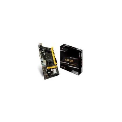 MB BIOSTAR A320 AMD S-AM4/ 2X DDR4 2933/REQUIERE TARJETA DE VIDEO/HDMI/VGA/ 3X USB 3.1/MICRO-ATX/GAMA BASICA