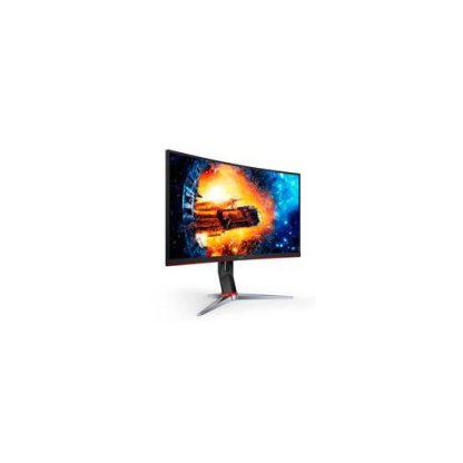 MONITOR GAMER CURVO AOC 27 PANEL VA / 165 HZ / TIEMPO DE RESPUESTA 1 MS / AMD FREE SYNC / COLOR NEGRO Y ROJO / 2 HDMI / VGA / DISPLAYPORT / ASPECTO 16:9 / RESOLUCION 1920 X 1080 / BRILLO 250 CD/M2