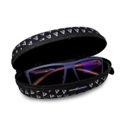 Lentes Gamer Vorago Game Factor GG301 Anti Luz Azul Cuadrados Color Azul-Rojo - Image 4