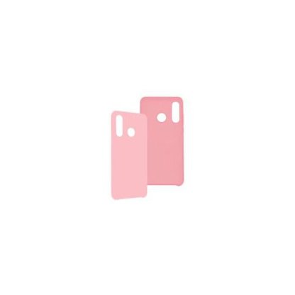 FUNDA GHIA DE SILICON COLOR ROSA CON MICA PARA HUAWEI P30 LITE