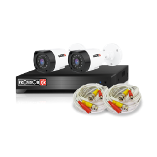 PROVISION KIT 2 CAM BALA 2MP +DVR 4CH + 1 IP PENTH (PAK2LIGHTCC2MP-28)