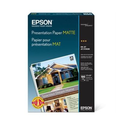 PAPEL EPSON PQ INK JET  SUPER B 100 SH