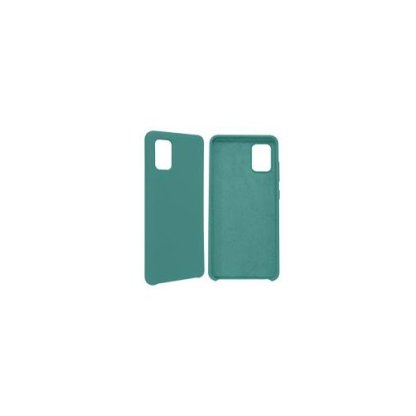 FUNDA GHIA DE SILICON COLOR VERDE CON MICA PARA SAMSUNG A51S